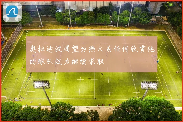 奥拉迪波渴望为热火或任何欣赏他的球队效力继续求职